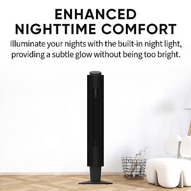 EVO 42-in. Wi-Fi Electronic Digital Tower Fan with Remote Control