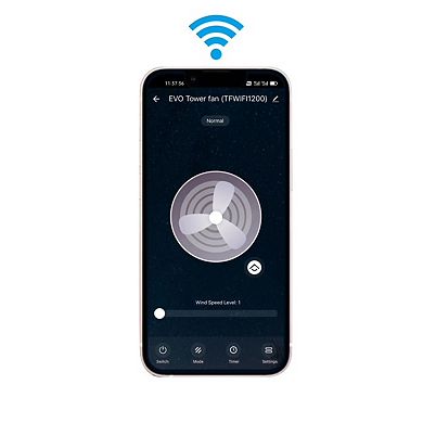 EVO 42-in. Wi-Fi Electronic Digital Tower Fan with Remote Control