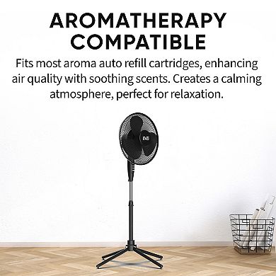 EVO 16-in. Aromatherapy Stand Fan