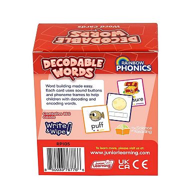 Junior Learning STEM Rainbow Phonics: Decodable Words