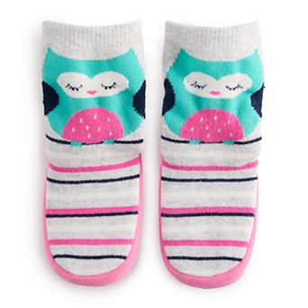 Baby & Toddler Girl Jumping Beans® Owl Slipper Socks