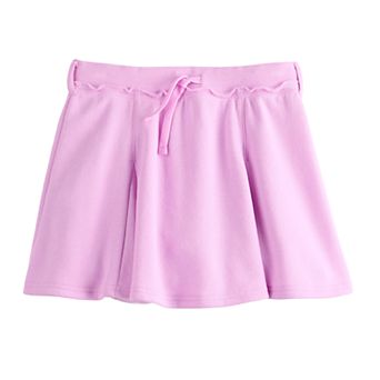 Girls 7-16 SO® Adaptive Fleece Pleated Skort