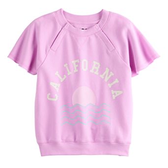 Girls 6-16 SO® Adaptive Flutter Sleeve Sweatshirt