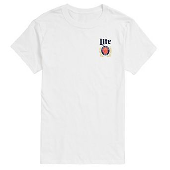 Big & Tall Miller Lite Crest Logo Graphic Tee