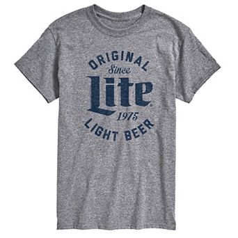 Big & Tall Miller Lite Original Light Beer 1975 Graphic Tee