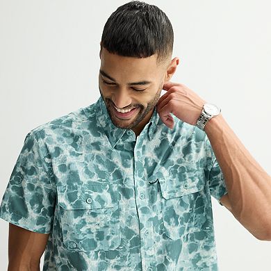 Men's Sonoma Goods For Life® Outdoor Short Sleeve Button-Down Shirt