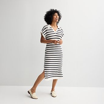 Petite Sonoma Goods For Life® Collared Sweater Dress