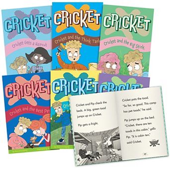 Junior Learning Decodable Reader Chapter Books: Boxed Set - Cricket the Kid