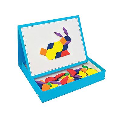 Junior Learning Rainbow Pattern Blocks Magnetic Activities Learning Set