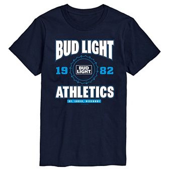 Big & Tall Bud Light Collegiate 1982 Graphic Tee