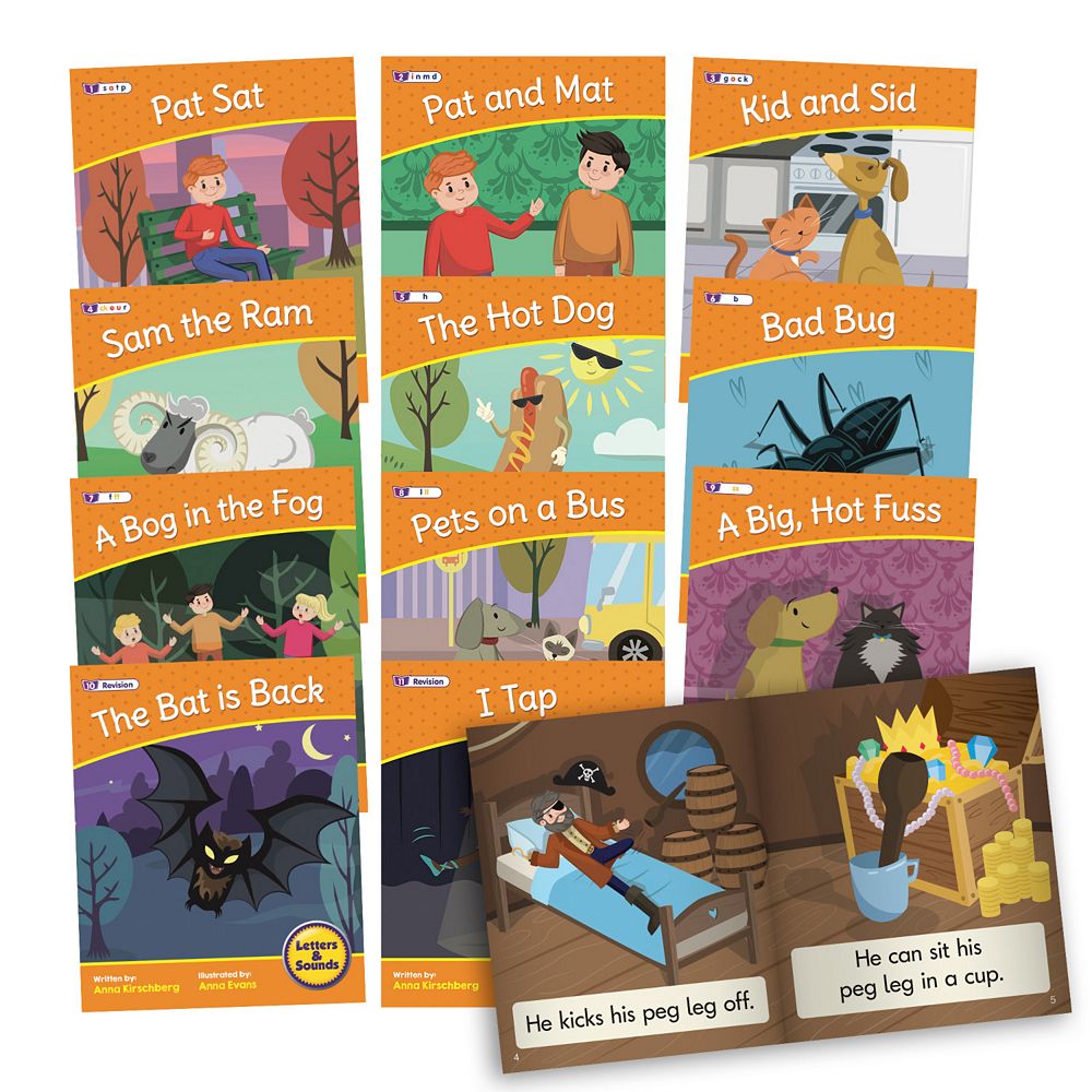 Junior Learning Letters & Sounds Phase 2 Set 2 Fiction Series