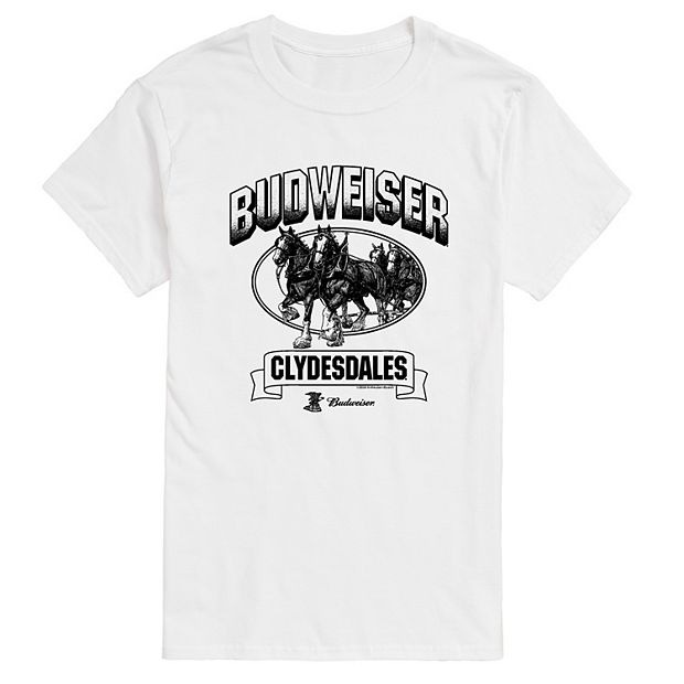 Big Tall Budweiser Clydesdales Graphic Tee