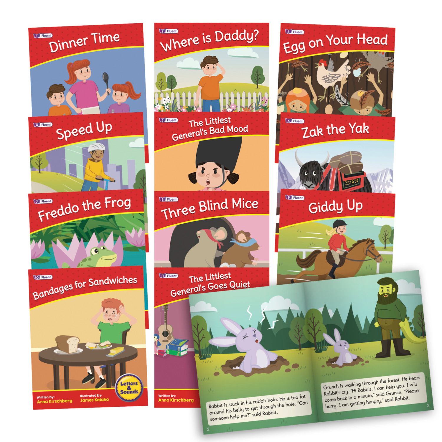 Junior Learning Letters & Sounds Phase 5 Set 2 Fiction Readers - 12 Books