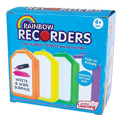 Junior Learning STEM Rainbow Recorders (Set of Four)