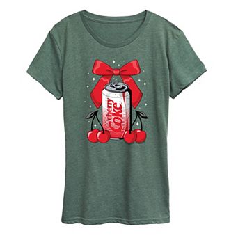Women's Coca-Cola Cherry Can Bow Graphic Tee