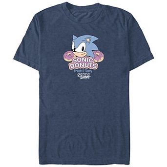 Men's Sonic The Hedgehog Sonic Donuts Graphic Tee