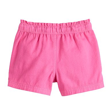 Baby & Toddler Girl Jumping Beans® Mid-Rise Drawstring Shorts