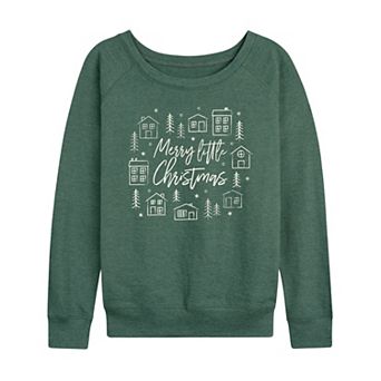 Women's Merry Little Christmas French Terry Long Sleeve Tee