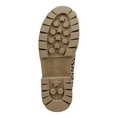 Blowfish Malibu Chassy Girls' Sand Leopard Fabric Ankle Boots