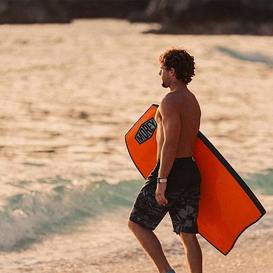 Morey Mach 10 40" Bodyboard, Crescent Tail Body Board With X-flex Polypro Core Tc8
