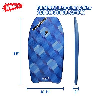 Wham-O 33" Body Board for Beach, Lightweight Boogie Boards with EPS Core