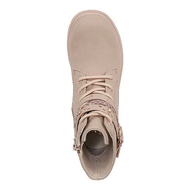 Blowfish Malibu Rayana Girls' Faux Leather Ankle Combat Boots