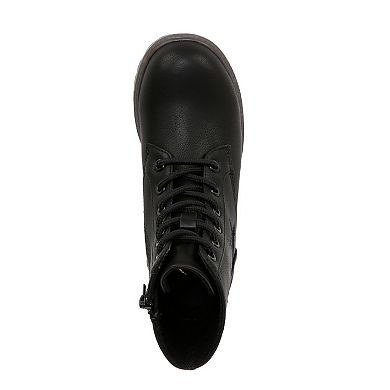 Blowfish Malibu Rena Girls' Cloud Faux Leather Lace-Up Combat Boots