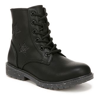 Blowfish Malibu Rena Girls' Cloud Faux Leather Lace-Up Combat Boots