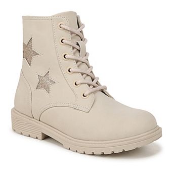 Blowfish Malibu Rena Girls' Cloud Faux Leather Lace-Up Combat Boots