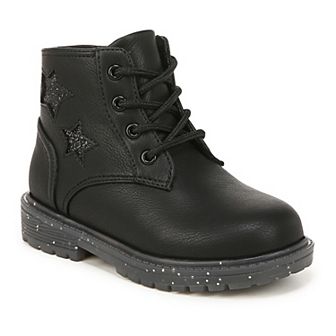 Blowfish Malibu Rena Toddler Girls' Faux Leather Lace-Up Combat Boots