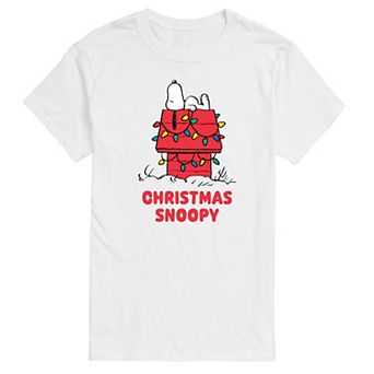 Big & Tall Peanuts Christmas Snoopy Graphic Tee