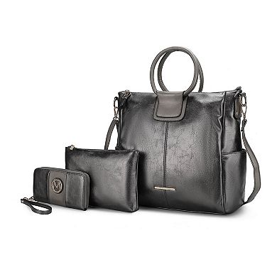 Mkf Collection Zuri Women’s Tote Bag With Pouch And Wallet By Mia K