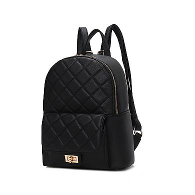 Mkf Collection Dimitria Quilted And Smooth Women’s Backpack By Mia K