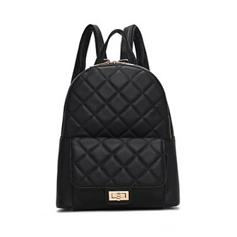 Mkf Collection Dimitria Quilted And Smooth Women’s Backpack By Mia K