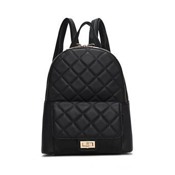 Mkf Collection Dimitria Quilted And Smooth Women’s Backpack By Mia K