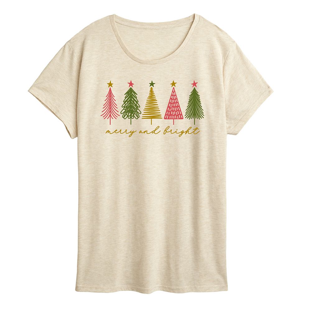 Merry Christmas Tree - Christmas Graphic Tee main image 0
