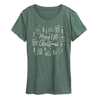 Women's Merry Little Christmas Graphic Tee
