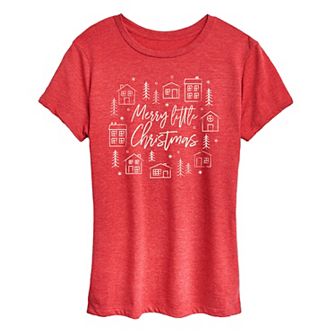 Women's Merry Little Christmas Graphic Tee