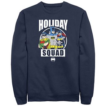Big & Tall Batman Holiday Squad Stamp Graphic Tee
