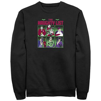 Big & Tall Batman Gotham Naughty List Graphic Tee