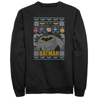 Big & Tall Batman Christmas Sweater Graphic Tee