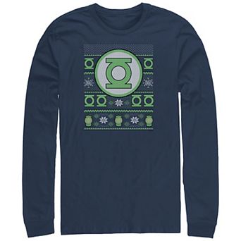 Big & Tall Green Lantern Emblem Sweater Long Sleeve Graphic Tee