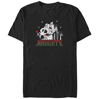 Disney's Villains Naughty Ladies Group Big & Tall Graphic Tee