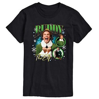 Big & Tall Elf Buddy The Elf Graphic Tee