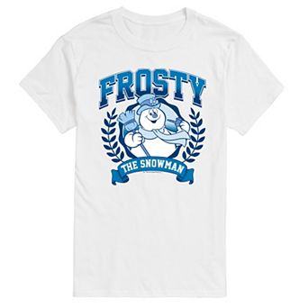 Big & Tall Frosty The Snowman Collegiate Graphic Tee