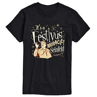 Big & Tall Seinfeld Festivus Miracle Graphic Tee