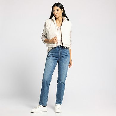Women's Thread & Supply Reversible Sherpa Cropped Vest