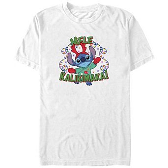 Disney's Lilo & Stitch Mele Kalikimaka Stitch Big & Tall Graphic Tee