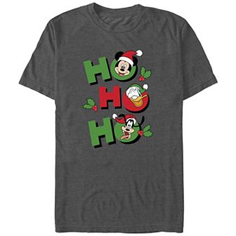 Disney's Mickey Mouse And Friends Ho Ho Ho Big & Tall Graphic Tee
