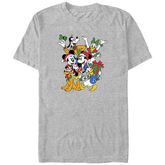 Disney's Mickey Mouse And Friends Christmas Gathering Big & Tall Graphic Tee